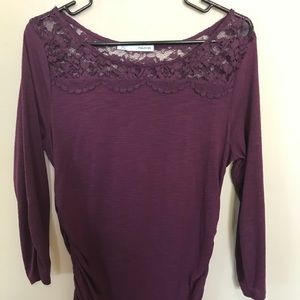 Maurices 3/4 sleeve lace top